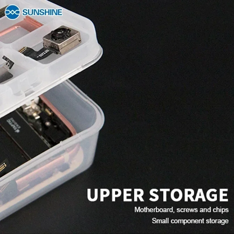 SUNSHINE SS-001A Multifunctional Storage Box Suitable For Mobile Phone Repair, Motherboard Screws and Small Parts Storage Tools