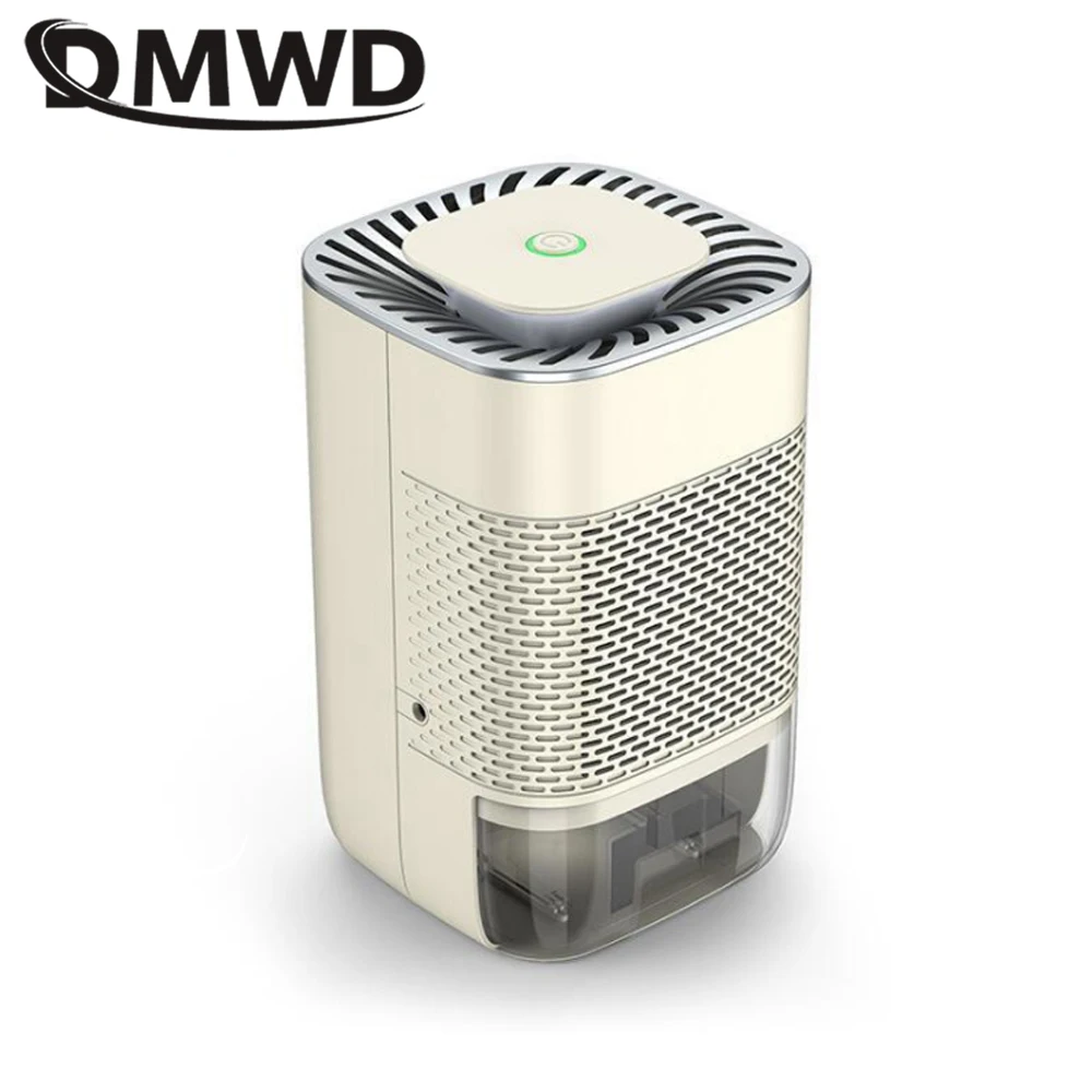 DMWD 800ML Household Dehumidifier Mini Air Dryer Moisture Absorber Air Purifier For Bedroom Kitchen Ultra-quiet 100V-240V