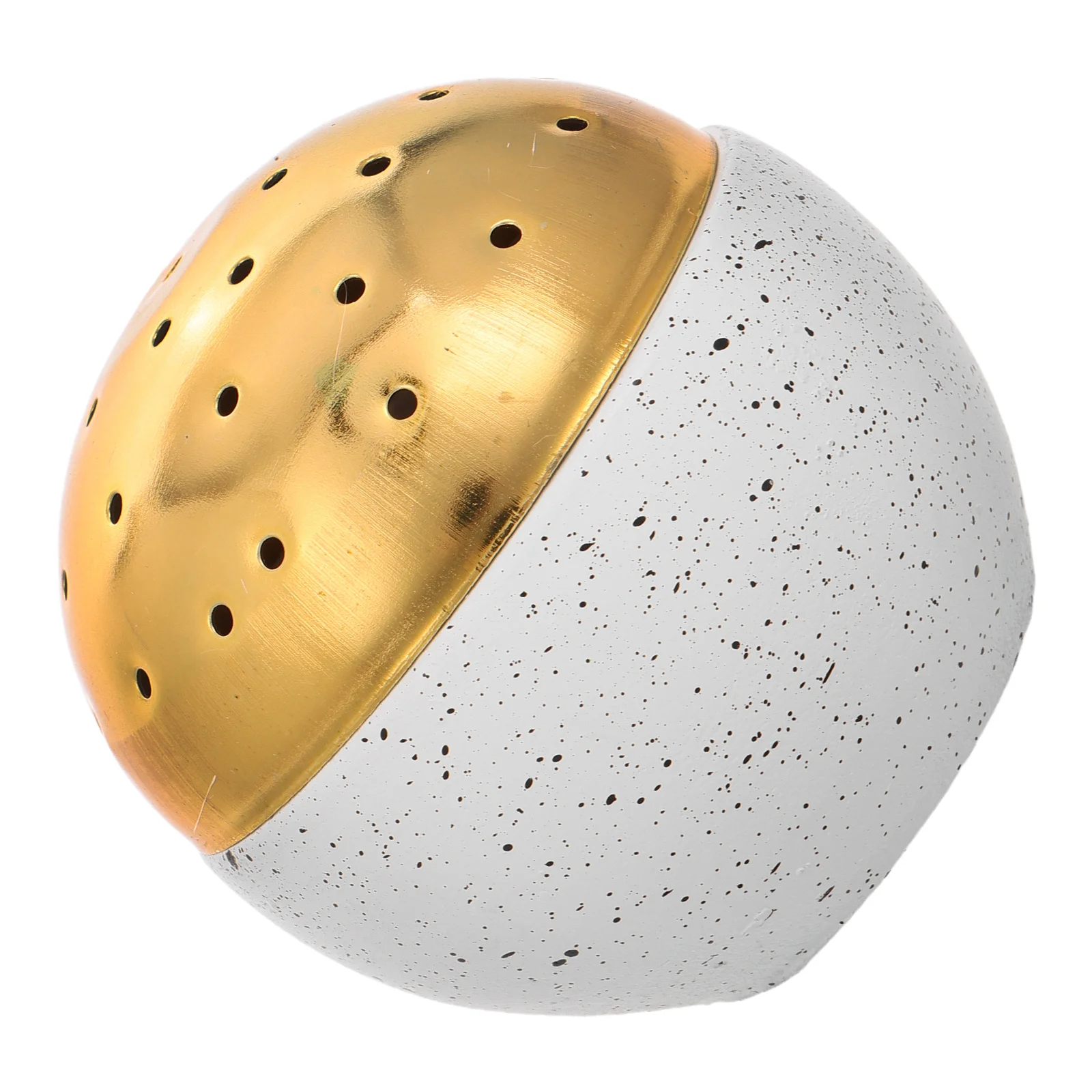 

Ball-Shaped Cement Incense Burner Minimalist Creative Aromatherapy Holder for Home Bedroom Decor Handheld Scent Diffuser