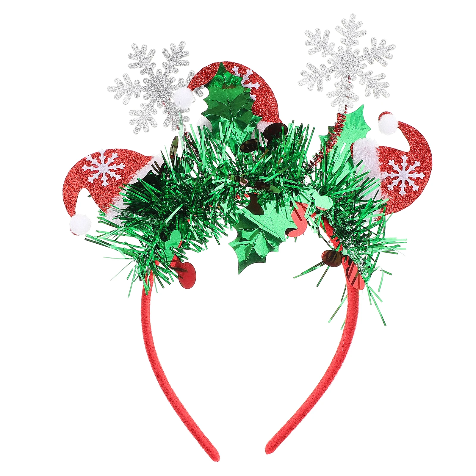 

Christmas Headband 2025 New Year Headband Holiday Party Hair Accessories Glitter New Year Eve Hair Hoop Festive