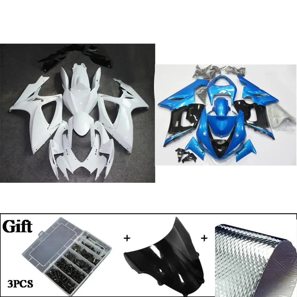 ABS Injection Fairing Kit Body Work For KAWASAKI NINJA ZX6R 2005 2006