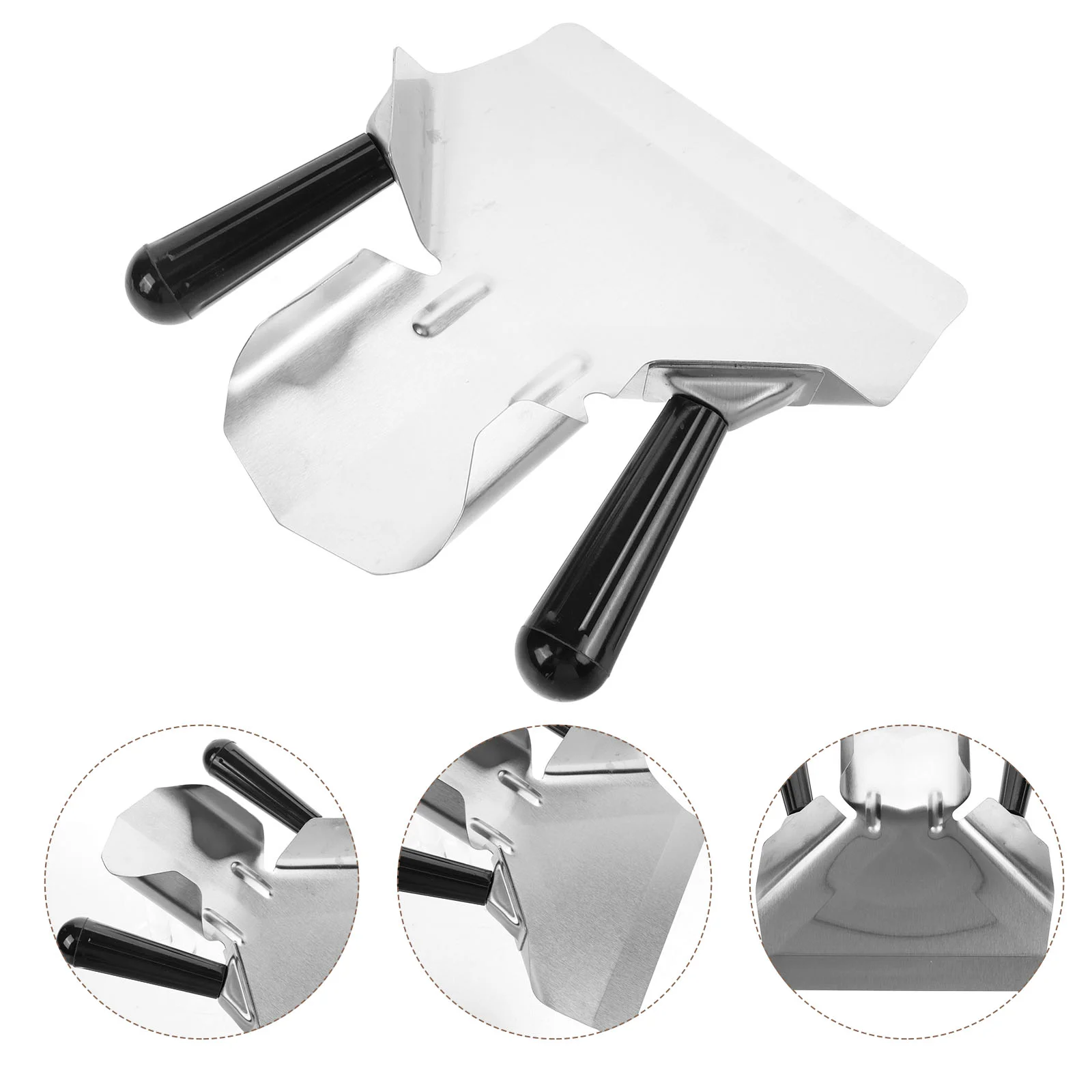 

Popcorn Spoon Flour Scoop Chip Bagger Kitchen Scoops Desserts Scooper Candy Stainless Steel for Machine