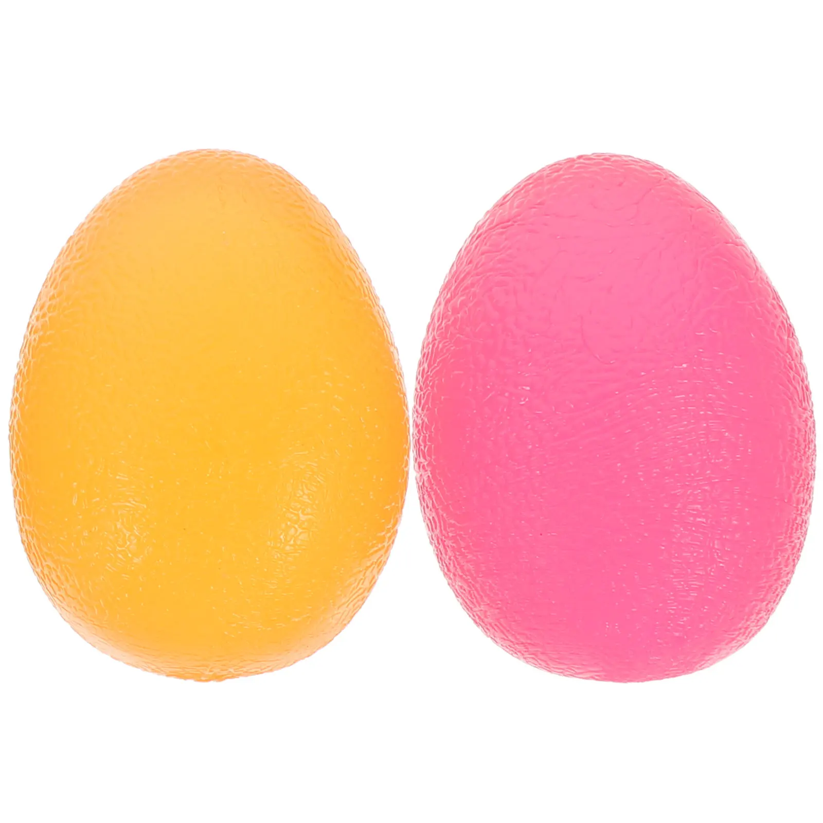 

2Pcs Hand Exerciser Balls Egg Shape Grip Strengthen Massage Fitness Prop Hand Strength Exercise