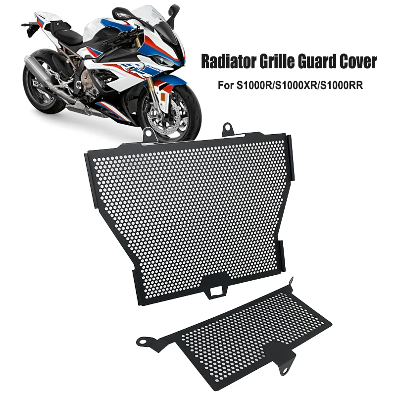 Fit For BMW S1000R 2013-2020/S1000XR 2015-2019/S1000RR 2010-2018 Motorcycle Radiator Grille Guard Cover Oil Cooler Guard Set