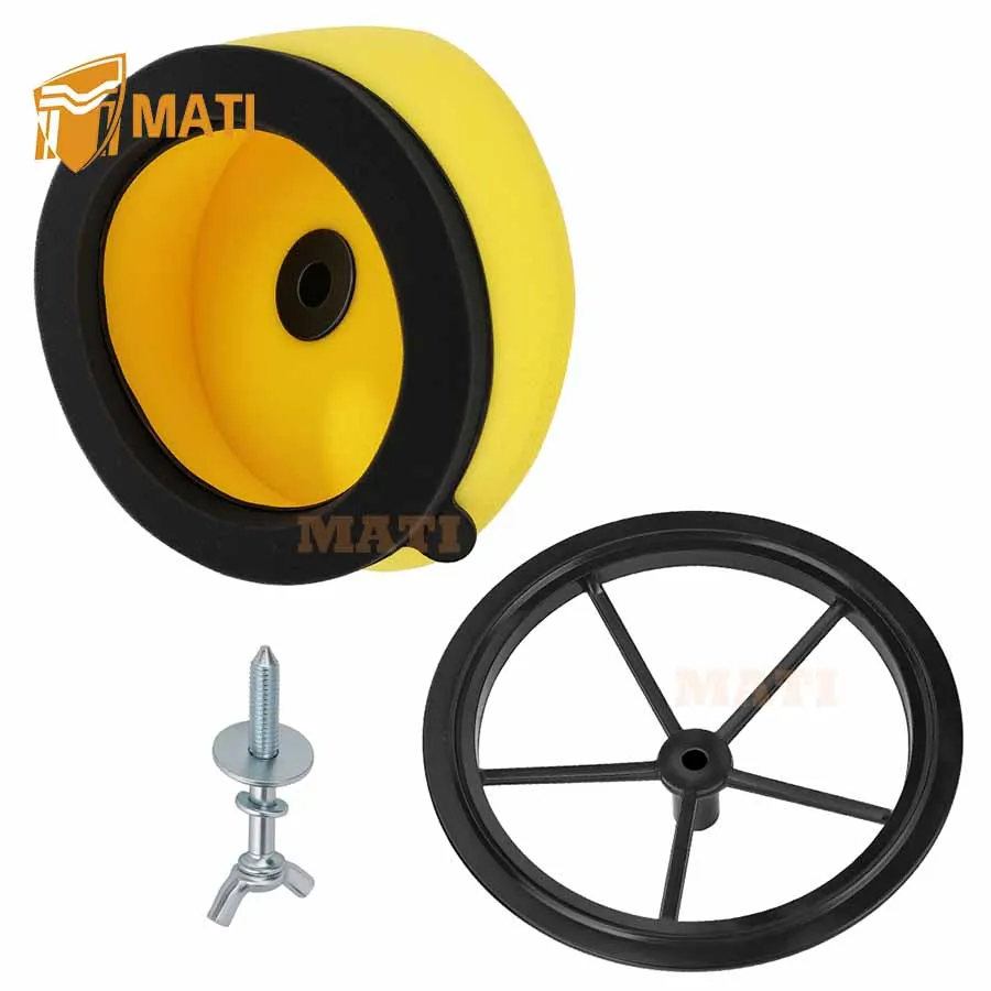 M MATI Air Filter + Guide Holder w/Wingnut For Honda Expert 80 CR80R/RB CR85R CR85RB 1996-2007
