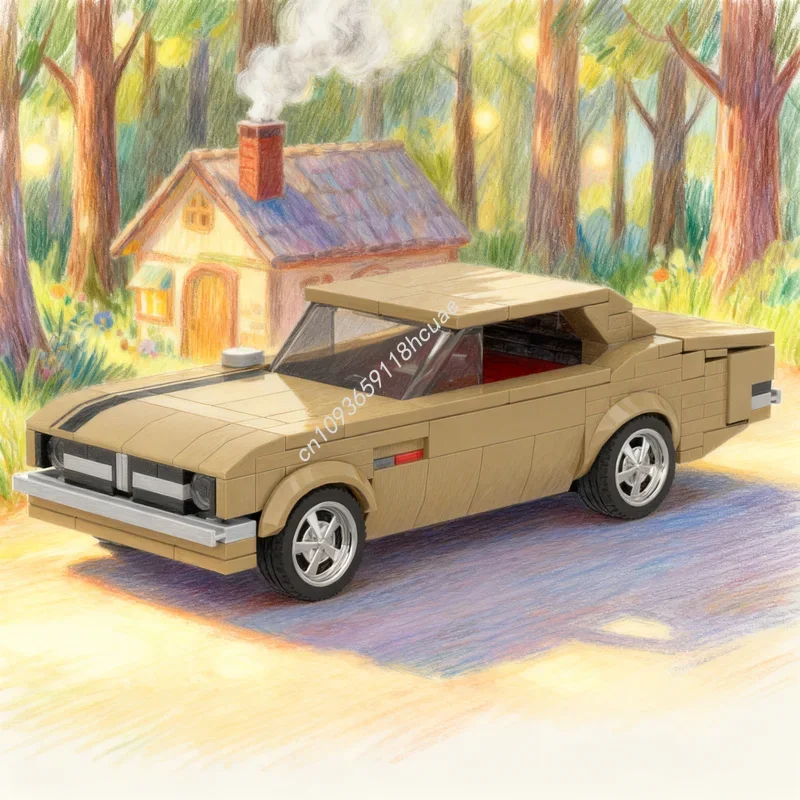 

379pcs MOC Holden HK Monaro City Champions Model Building Blocks Construction Festival Gift Toys Idea Education Brick