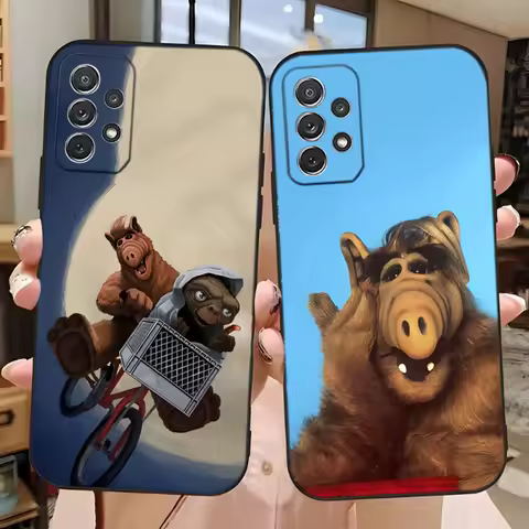 Alf TV Series Phone Case For Samsung Galaxy A13,A21s,A22,A31,A32,A52,A53,A71,A80,A91 Soft Black Phone Cover