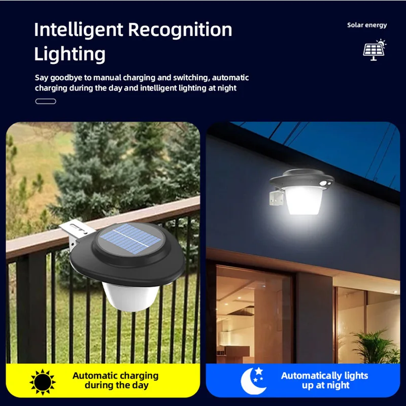 1-4Pcs LED Solar Wall Lights Motion Sensor Street Light Outdoor Waterproof Tungsten Lamp Garden Lighting Terrace Path Yard Fence