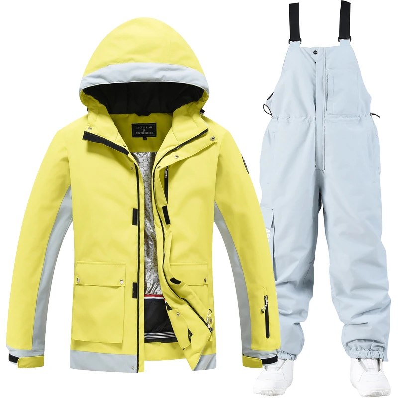 Men and Women Ski Clothes, Snowboarding Suit Sets, Snow Ski Jackets, Skiing Jackets and Pants, Snow Ski Bibs Pants