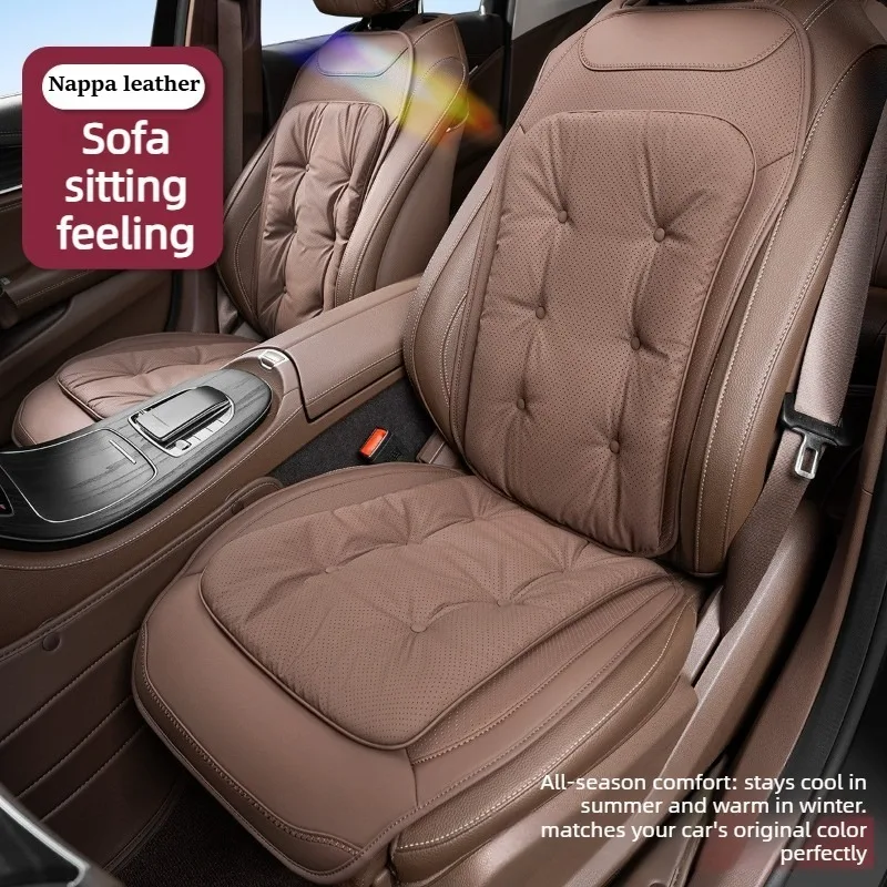

Premium Leather Car Seat Cover Full Set Universal Car Seat Protective Covers Auto Accessories Interior Car Seat Cushion Full Set