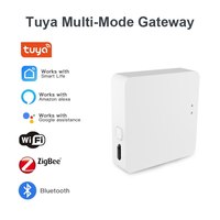 Tuya ZigBee Bluetooth Gateway Hub Multi Mode Wireless Smart Home Remote Controller Bridge Alexa Google Home Support