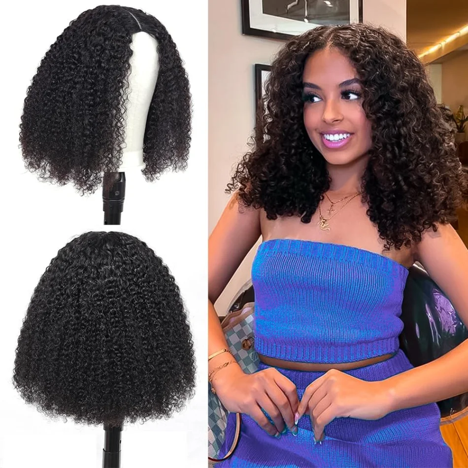 

Готовые к носке бесшовные парики-каре из натуральных волос, глубокая волна, бразильские, 13x6, короткие кудрявые, предварительно нарезанные, предварительно прорезиненные, плотность 250%