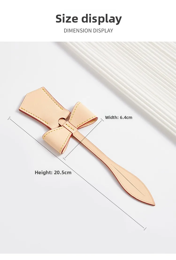 Bow Leather Charm for Speedy 20 Cherry Women Bag Fashion Durable Exquisite Workmanship Bag Decoration Bag Accessories