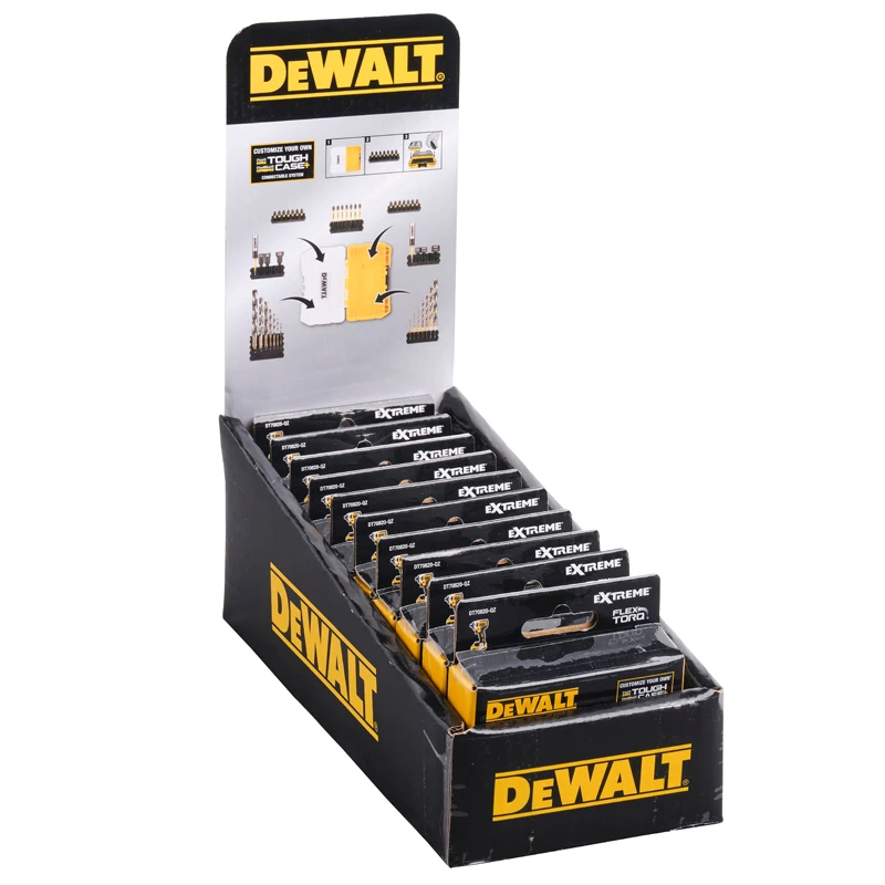 DEWALT ด้ามไขควง PH2 ขนาด 57 มม. รุ่น DT70817 ชุด 7 ชิ้น อุปกรณ์เสริมเครื่องมือไฟฟ้า EXTREME FLEXTORQ