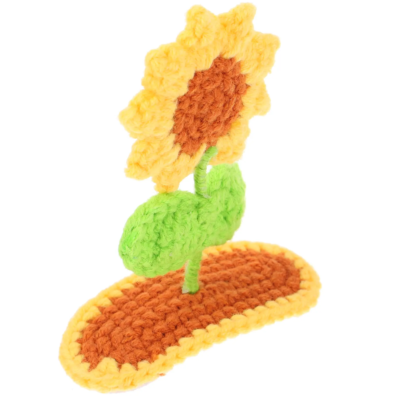 

Sunflower Hair Clip Knitted Wool Decorative Hairpin Stylish Flower Clips for Girls Hair Accessories for Styling