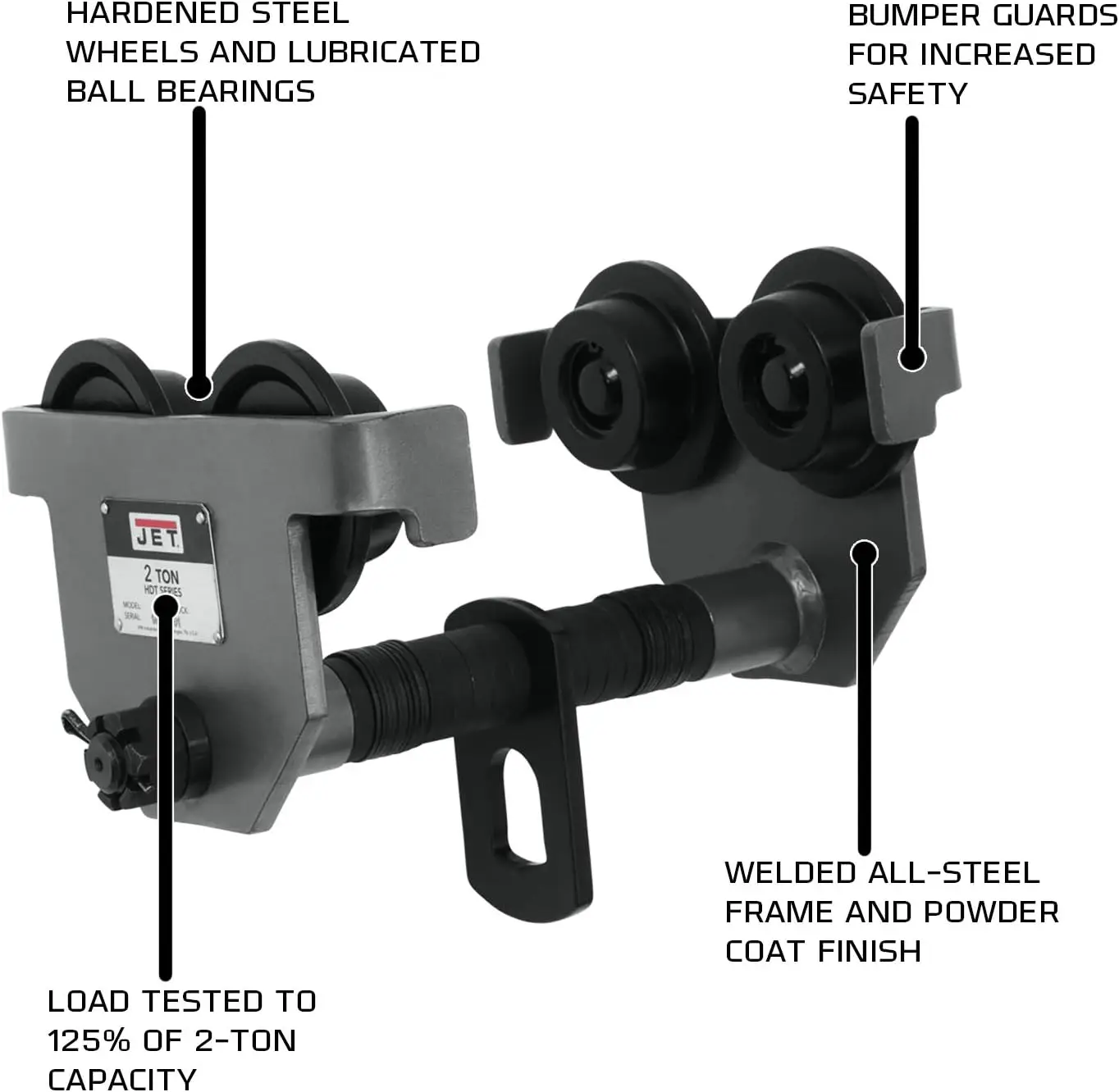 Carrinho Manual Série Gray, 2 Toneladas