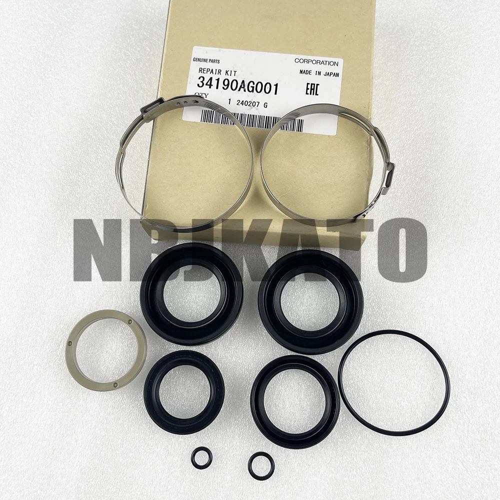 NBJKATO Brand New Genuine Power Steering Rack Repair Kit 34190AG000, 34190AG001 For Subaru Forester Legacy Liberty