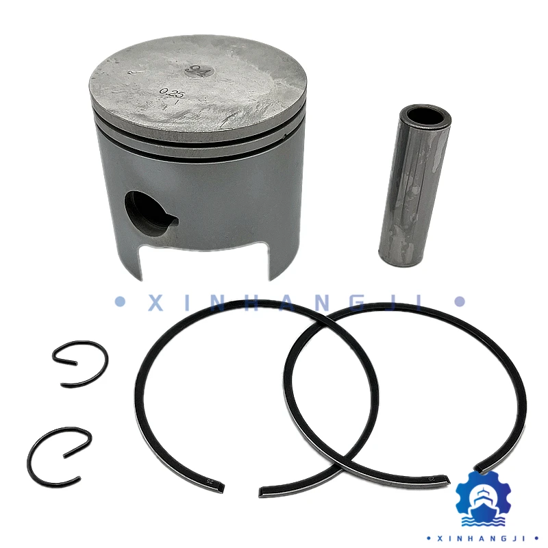 

688-11635-00 Комплект поршней (0,25 мм O/s) для подвесного мотора Yamaha Parsun 2T 85HP Кольца + диаметр 0,25 мм 82,25 мм Аксессуары для лодок