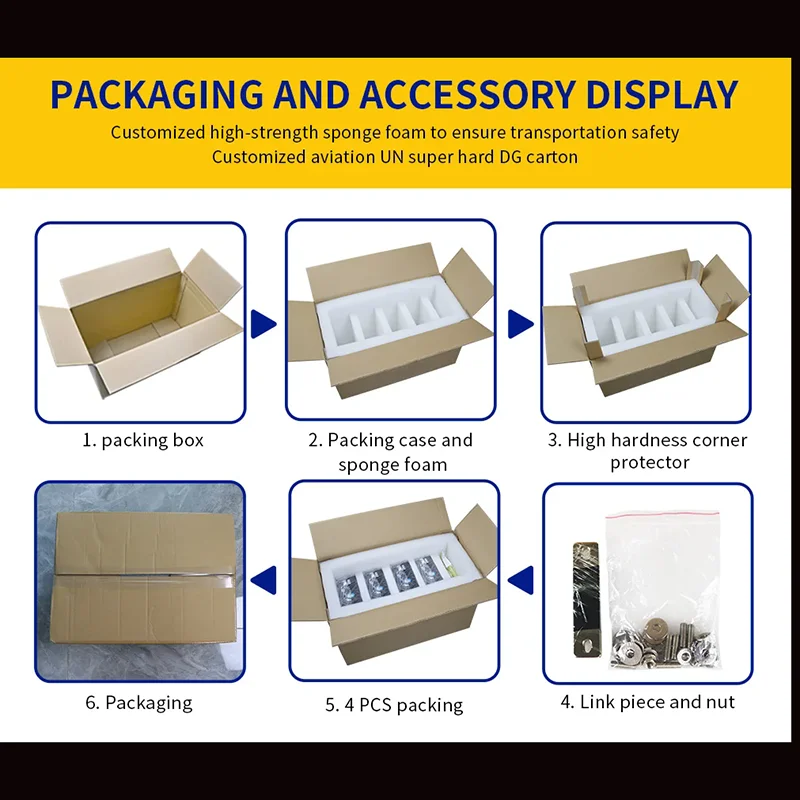 8000 + دورة 3.2 فولت 320 أمبير، علامة تجارية جديدة من الدرجة A LifePO4 مع عمود، مناسبة للتخييم نظام الطاقة الشمسية RV، DIY 12V24V48V