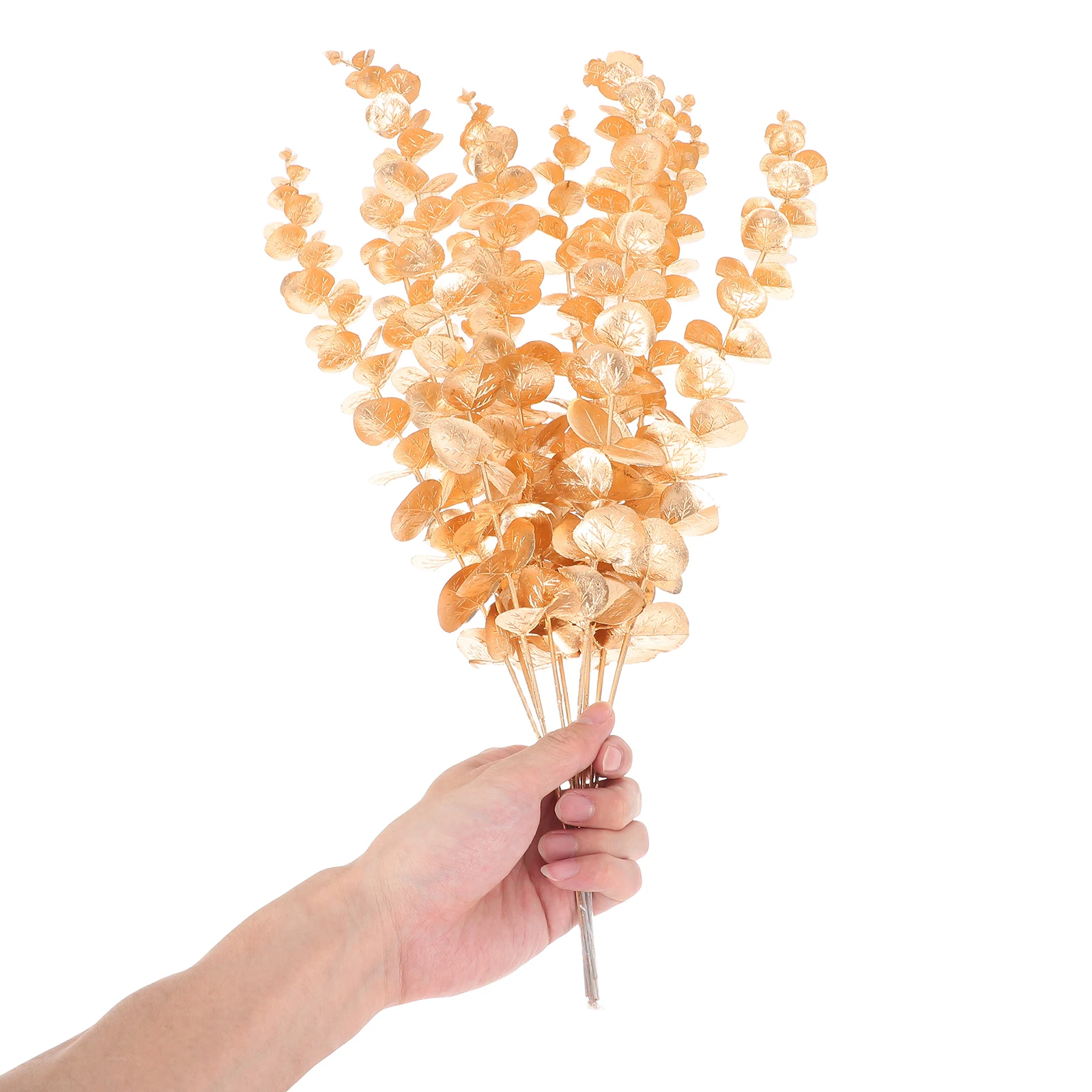 

10 Pcs Simulation of Eucalyptus Plants Branch Artificial Stems Leaves Picks Christmas Artistic Dried Centerpiece Bundle