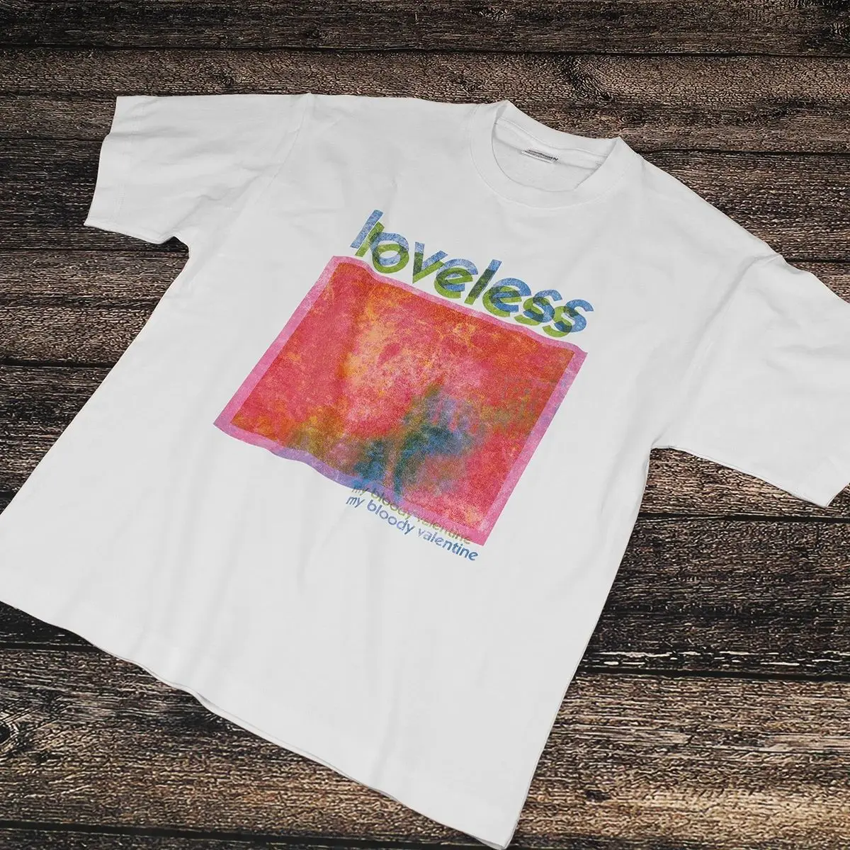 My Bloody Valentine T-Shirt Loveless Slowdive Ride Shoegaze Short Sleeves Print Clothes Casuasl Loose Streetwear Unisex view 2