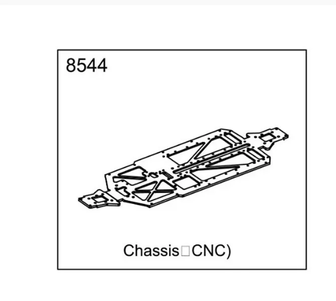 

ZD racing EX07 super sports car 1/7 original accessories 8544 soleplate