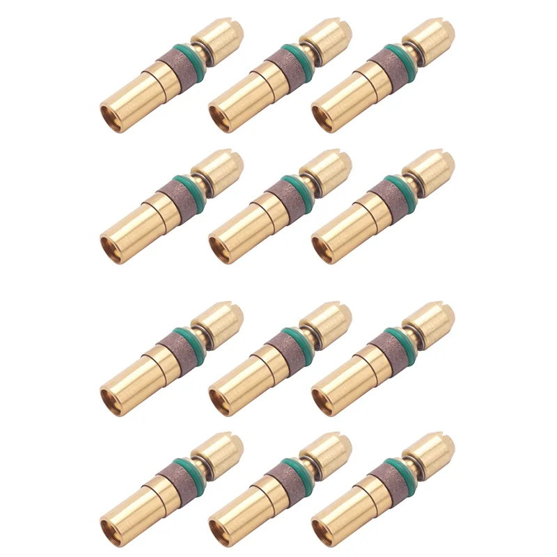 12Pcs Three-Stage Piston High-Pressure Copper for 6mm 30Mpa High-Pressure Pump Piston Parts