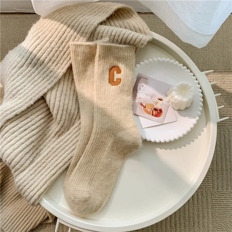 גרבי צמר קשמיר עבות