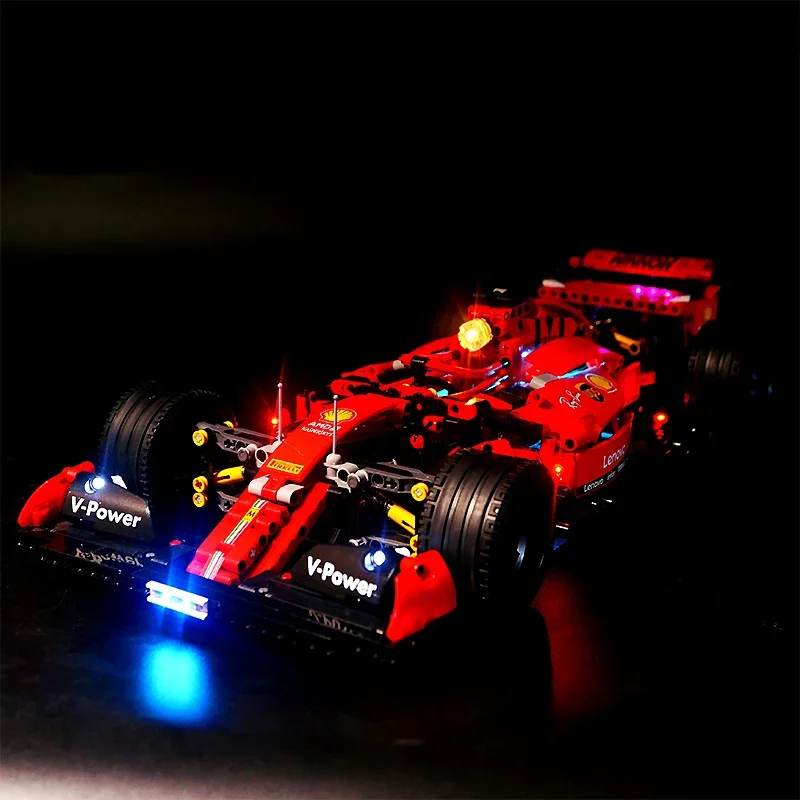 DIY RC LED Light Kit For LEGO 023005 42096 alternate - F1 Car   (Only LED Light,Without Blocks Model)