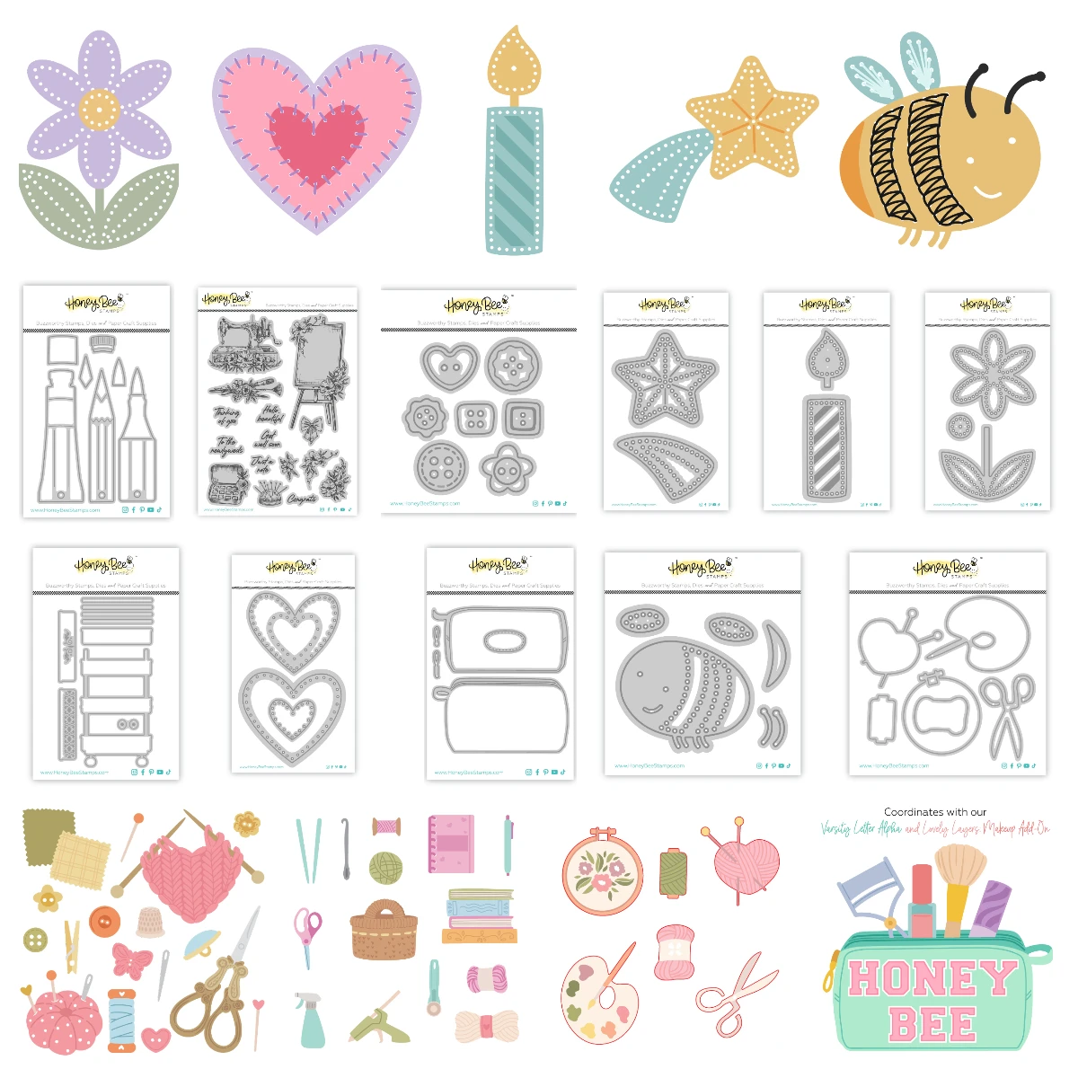 

Floral Easel Metal Cutting Dies and Stamps for Stencils In Stitches Bees Dies Scrapbooking DIY Decoration Craft Embossing New