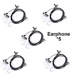 5pcs Walkie Talkie Earpiece with Mic Headset for Baofeng UV-5R BF-888S Arcshell Retevis H-777 RT21 RT22 Kenwood