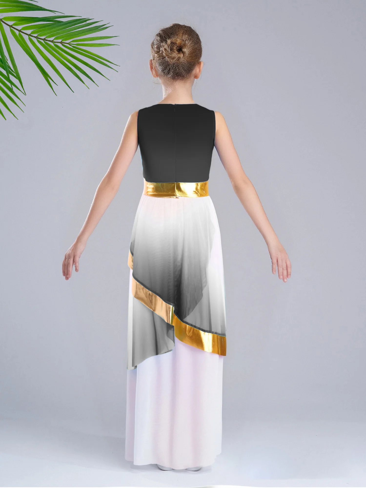 

Детские литургические танцевальные костюмы для девочек, платье для поклонения, детская лирическая современная танцевальная одежда, костюм церковного хора