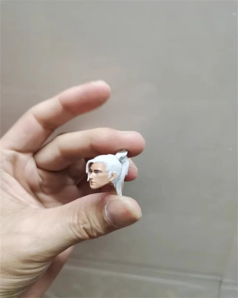 Pequeño soldado masculino Zhao Yun, modelo tallado de cabeza a la moda, accesorios de alta calidad, cuerpo de figuras de acción de 3,75 pulgadas, 1/18