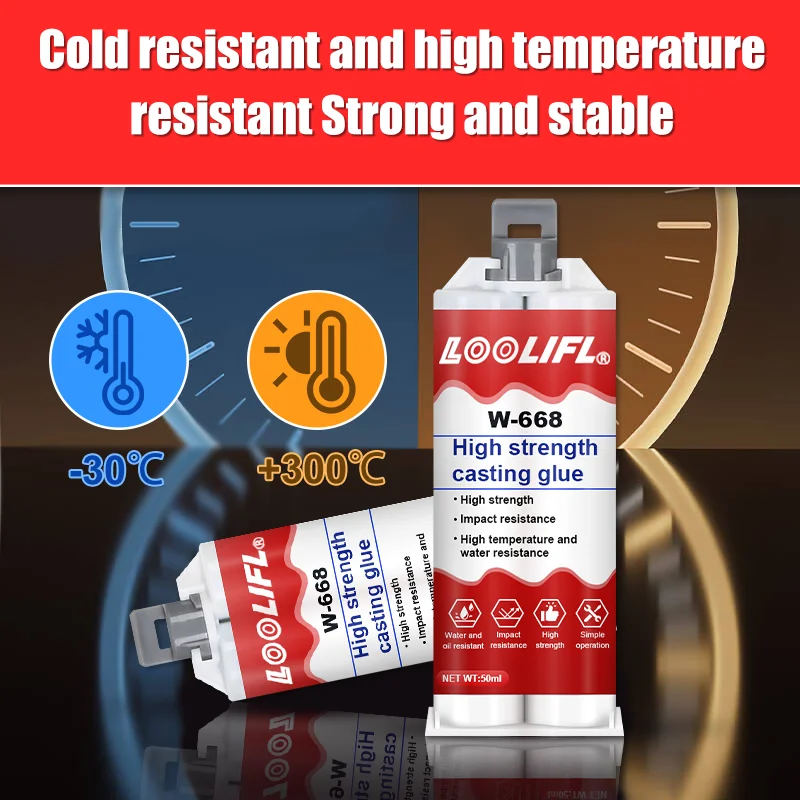 Metal Repair Glue, 1.76 oz Waterproof Epoxy Casting Adhesive, The Strongest Welding and Liquid Filler for Metals,Stainless Steel image 5