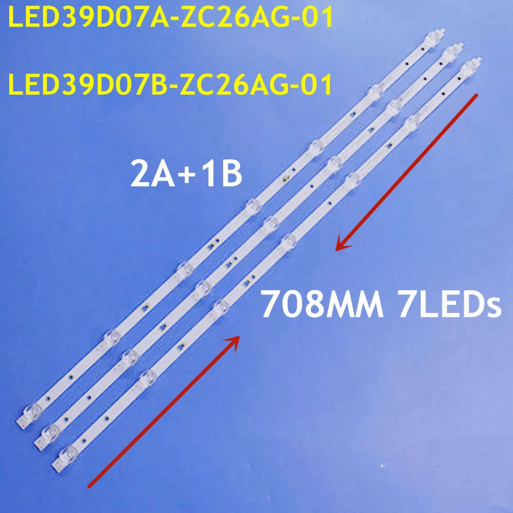 LED Backlight Strip LED39D07A-ZC26AG-01 LED39D07B-ZC26AG-01 For LED40D07A LED40D07B LE40AL88D88 40A6 TF40R5 L40M5-4C D40PFCNN