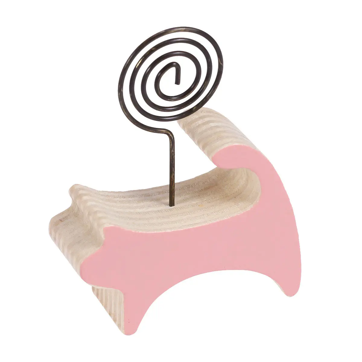 Wooden Cartoon Animal Photo Paper Clip Note Stand Holder for Wedding Party Home Office Table Decoration Table Number Card