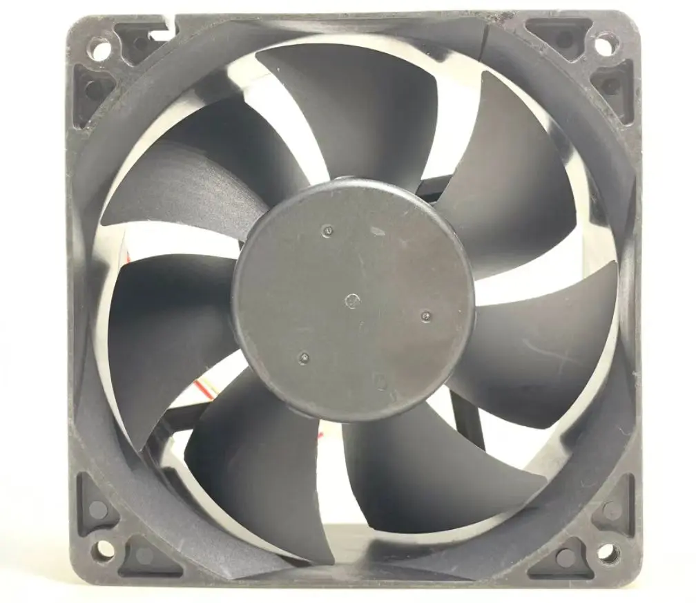 Brand new /Original YTD121238B 12v1a Square double ball bearing fan with an outer diameter of 12cm volts 3 lines