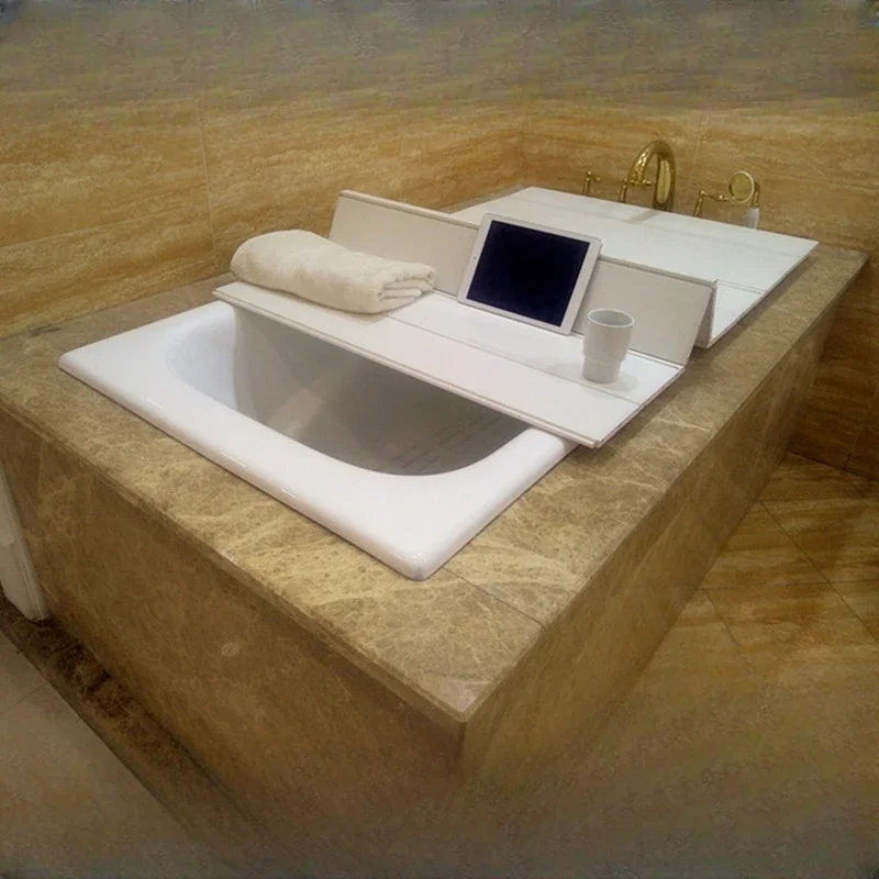 Bathtub Insulation Cover Double  Folding  Bath Stand