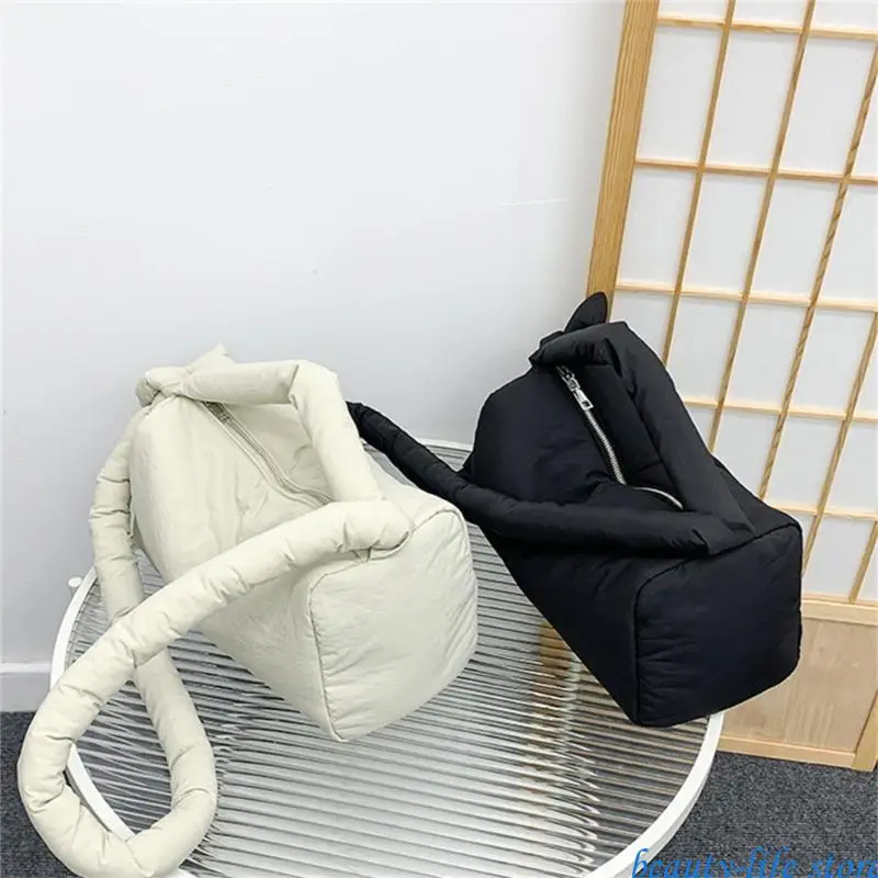 

Large Capacity Crossbody Bag for Women Handbag Casual Shoulder Bag Puffer Bag Student School Bag Shopping Bag 517D