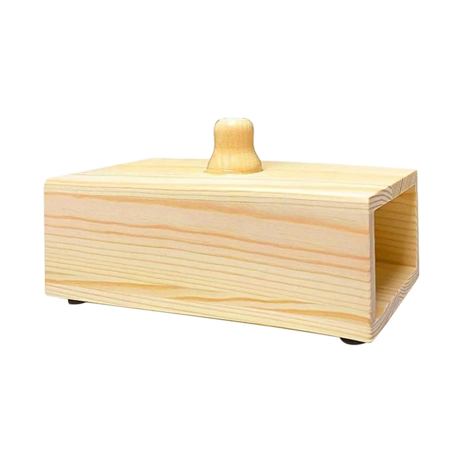 Enhanced Resonance Tuning Fork Box Wooden Sound Instrument for Meditation Teaching and Wellness Activities