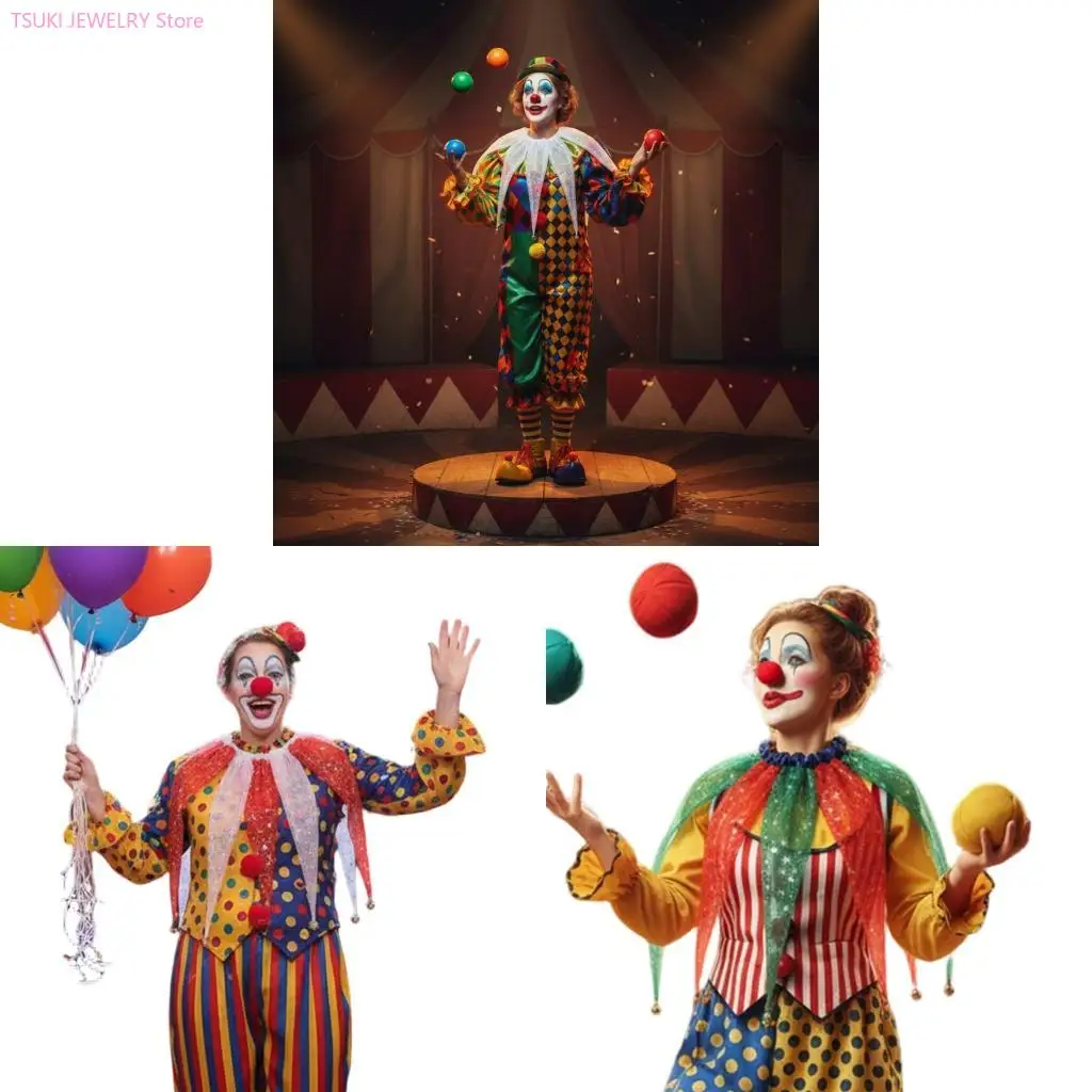 62ke-fashionable-clown-collar-insert-soft-false-collar-easy-care-maintenance