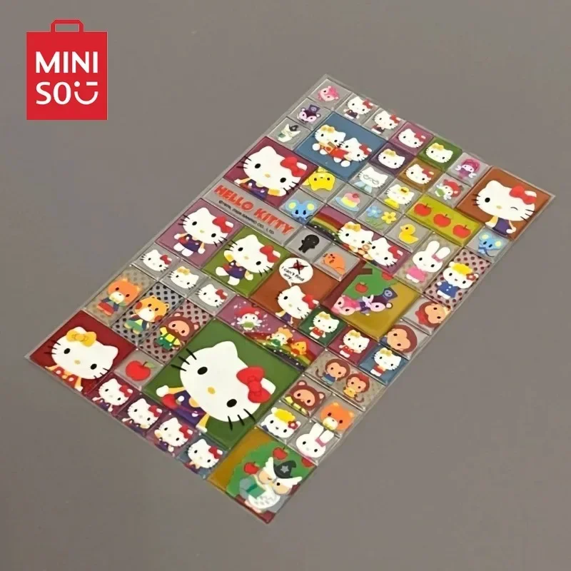 

2024 Popular Hello Kitty Sticker Cartoon Pattern Student DIY Cute Phone Case Water Cup Decoration Girl's Heart Multiple Styles