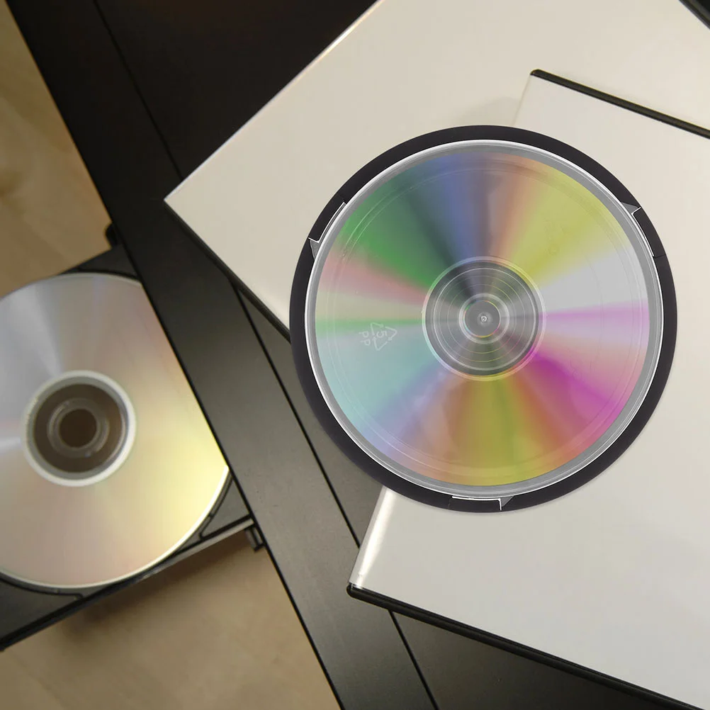 2 Pcs CD Storage Rack Bin Empty Dvd Bucket Holder Container Units Pp Organizer Travel