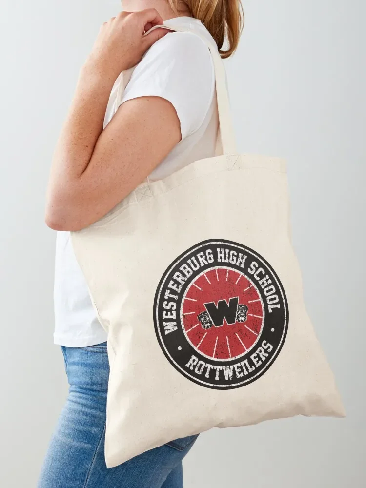 Westerburg High School Crest (Heathers) Variant Tote Bag university shopper bag woman shopping bag