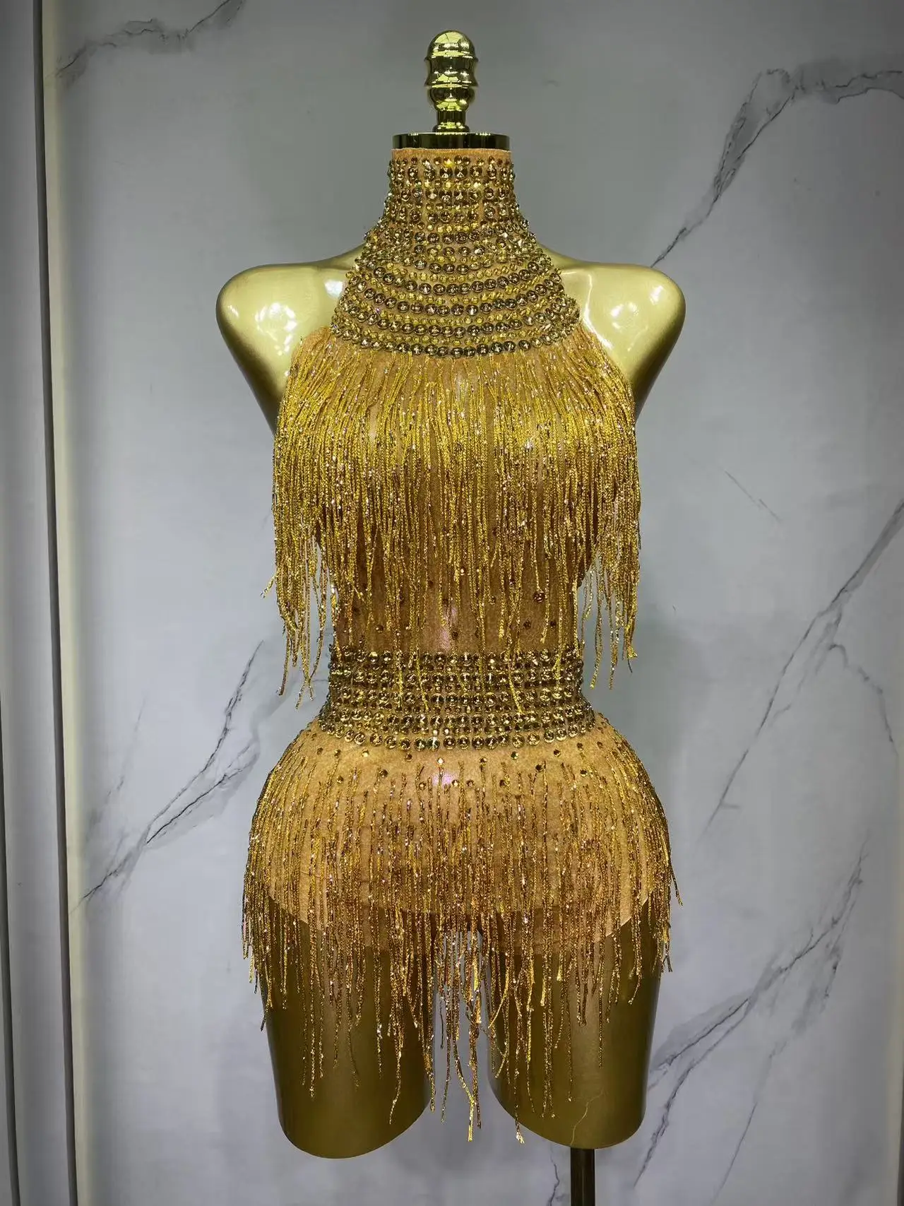 

Костюмы для певцов и танцоров, сверкающие стразы, бахрома, танцевальные костюмы из лайкры, сексуальные танцевальные боди, для выступлений в ночных клубах.