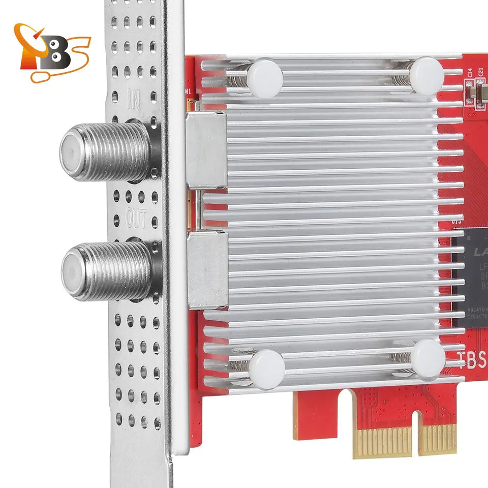 TBS6205se クアッド TV チューナー PCIe カード - DVB-T2/C/ISDB-T