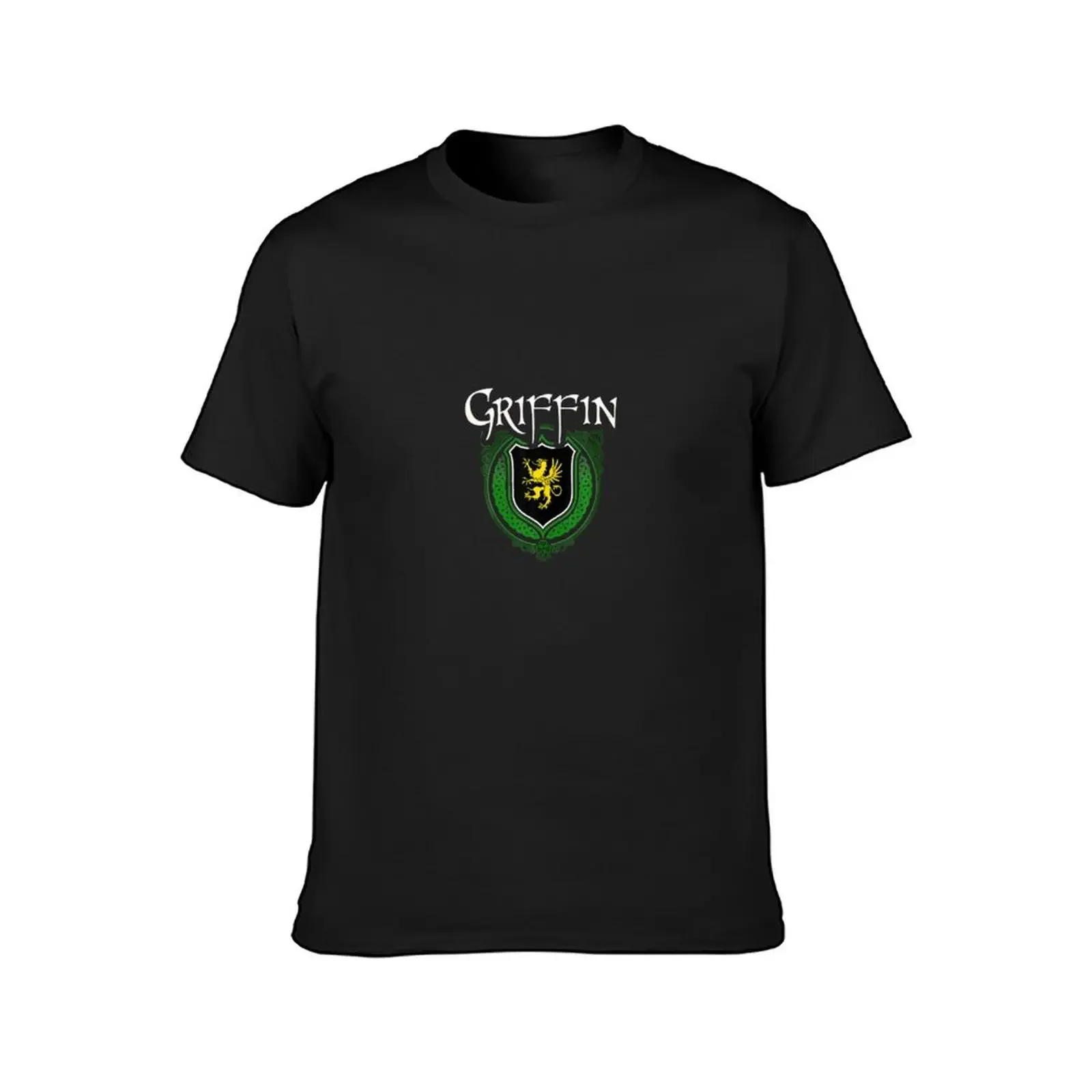 Griffin Surname Irish Last Name Griffin family crest T shirt T-Shirt vintage boys whites t shirts for men pack