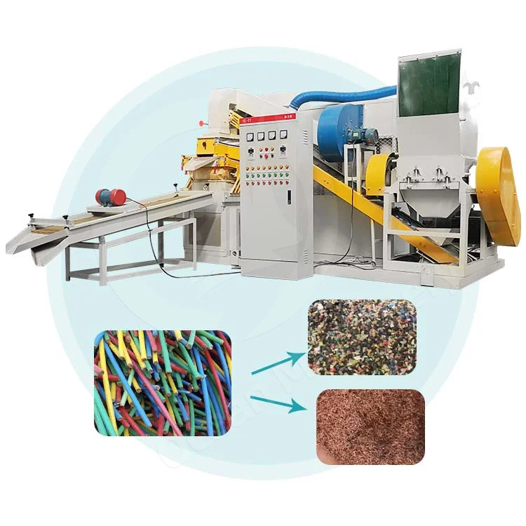 Copper Wire Granulator Cable Recycle Equipment Scrap Copper and Plastic Separator Machine for Sale