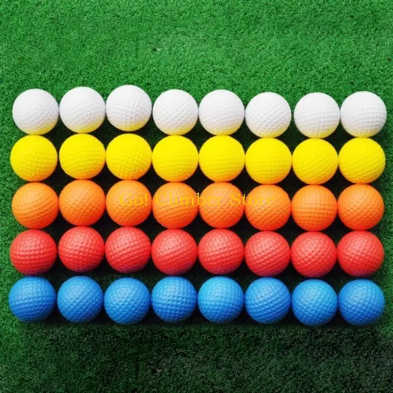 Q84C 10pcs/مجموعة كرة تدريب على الطيران للفناء الخلفي في الهواء الطلق ، كرة غولف ملونة #4