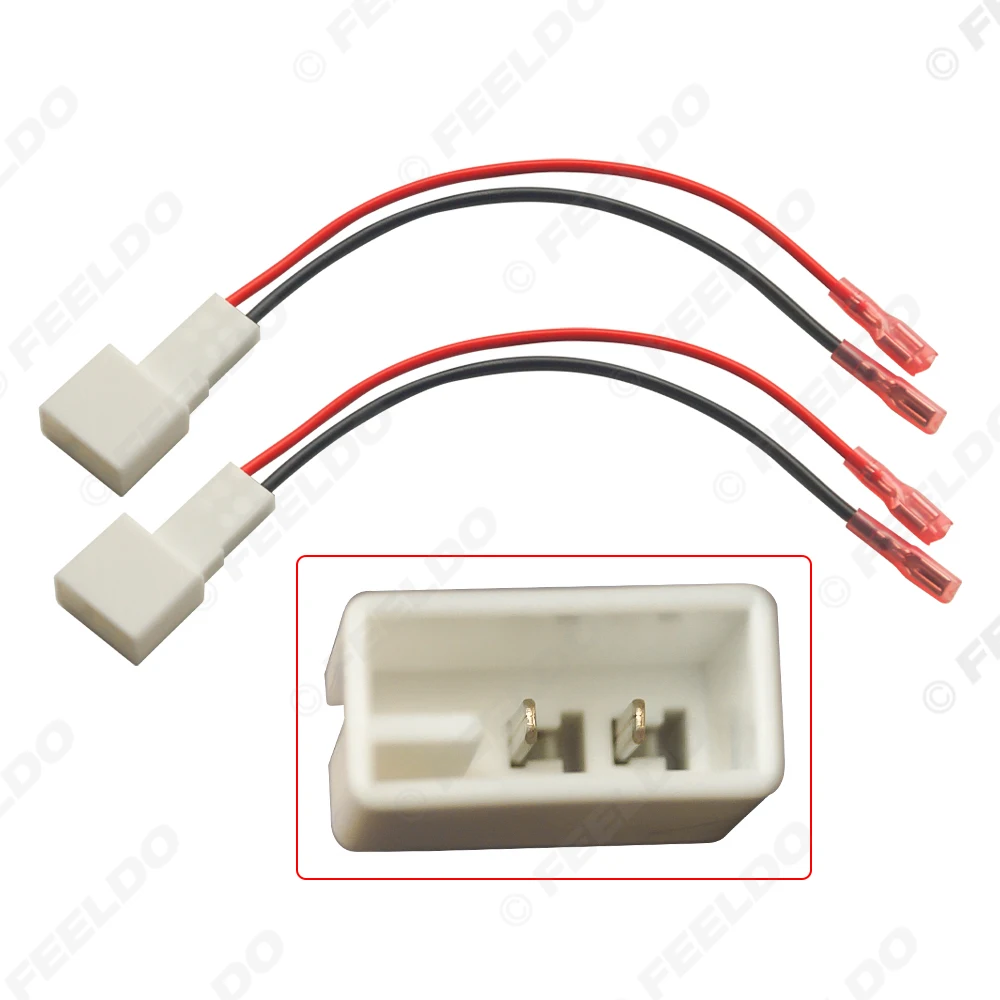 

Автомобильный 2-контактный стереодинамик, жгут проводов, адаптеры для Ford, автомобильный динамик, сменные соединительные вилки, кабели